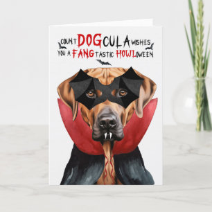 Cartes Pour Fêtes Annuelles Nombre de chiens Rhodesian Ridgeback DOGcula Hallo