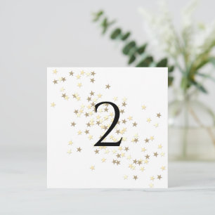 Cartes Pour Fêtes Annuelles Nombre de tableaux étoiles