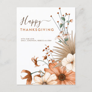Cartes Pour Fêtes Annuelles Noms des Bons thanksgivings de feuillage des fleur