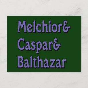 Cartes Pour Fêtes Annuelles Noms des Trois Sages