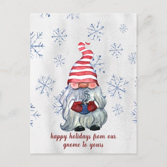 Cartes Pour Fêtes Annuelles Nordic Scandinave Hygge Gnome (Devant)