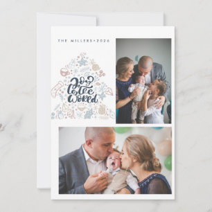 Cartes Pour Fêtes Annuelles Nordique Joyeux Noël Famille Photo Noël