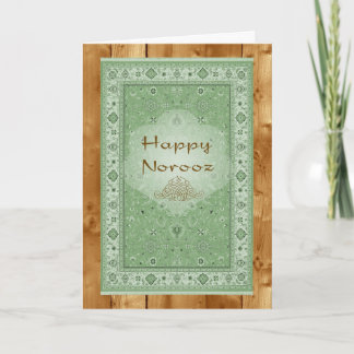 Cartes Pour Fêtes Annuelles Norooz heureux, couverture persane