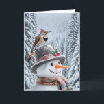CARTES POUR FÊTES ANNUELLES NORTHERN FLICKER SNOWMAN - HITER WONDERLAND<br><div class="desc">Northern Flicker Snowman Cette carte de Noël est un rappel éblouissant de la beauté et de la grâce pendant la saison des fêtes. The Northern Flicker Snowman dégage un sentiment d'émerveillement et de joie, nous inspirant tous à embrasser cette période magique de l'année. Préparez-vous à répandre la joie et le...</div>