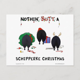 Cartes Pour Fêtes Annuelles Nothin' A Schipperke Christmas