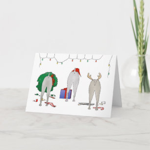Cartes Pour Fêtes Annuelles Nothin' but A Weimaraner Christmas