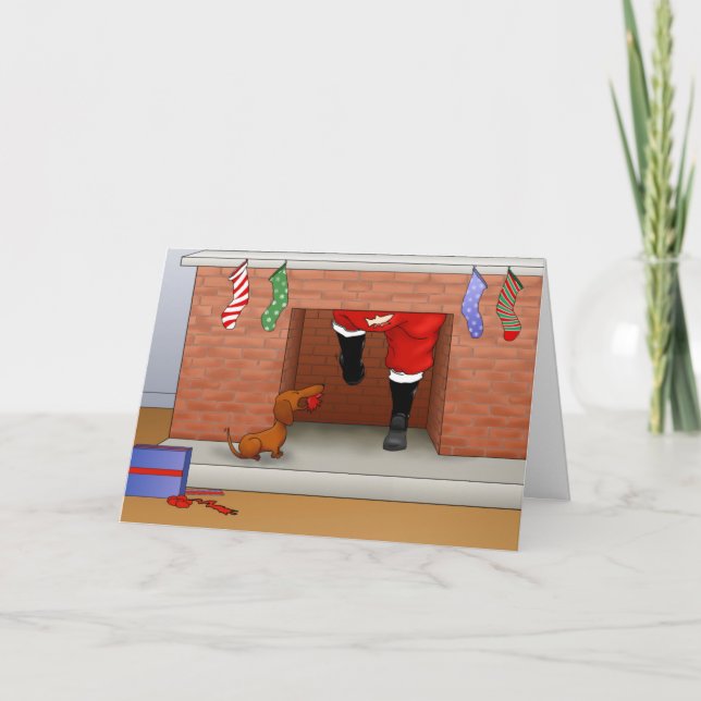 Cartes Pour Fêtes Annuelles Nothin' Butt A Doxie Christmas (Devant)