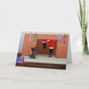 Cartes Pour Fêtes Annuelles Nothin' Butt A Scottie Christmas