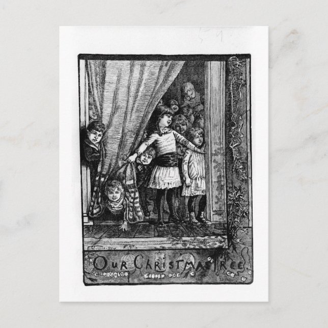 Cartes Pour Fêtes Annuelles Notre arbre de Noël (Devant)