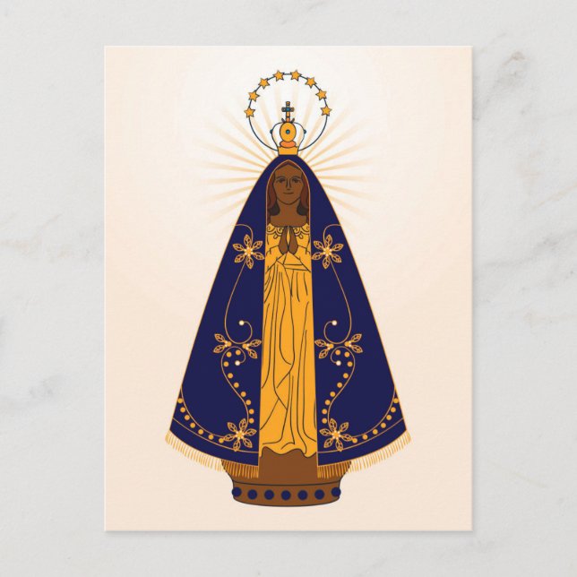 Cartes Pour Fêtes Annuelles Notre-Dame d'Aparecida (Devant)