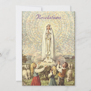 Cartes Pour Fêtes Annuelles Notre-Dame de Fatima