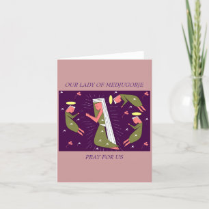 Cartes Pour Fêtes Annuelles Notre-Dame De Medjugorje
