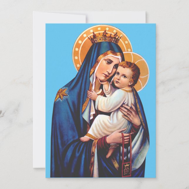 Cartes Pour Fêtes Annuelles Notre-Dame du Mont Carmel (Devant)