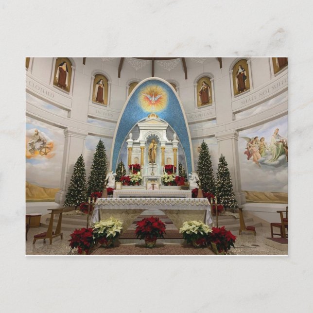 Cartes Pour Fêtes Annuelles Notre-Dame du Mont Carmel Église catholique Kenosh (Devant)