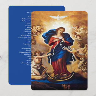 Cartes Pour Fêtes Annuelles Notre-Dame qui a des noeuds