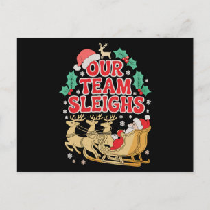 Cartes Pour Fêtes Annuelles Notre équipe dévale la fête de Noël au bureau Xmas
