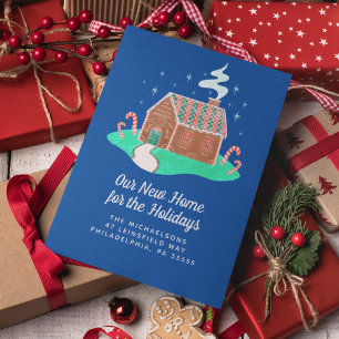 Cartes Pour Fêtes Annuelles Notre nouvelle maison pour les fêtes Maison en p