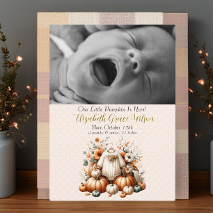Cartes Pour Fêtes Annuelles Notre petite photo Citrouille
