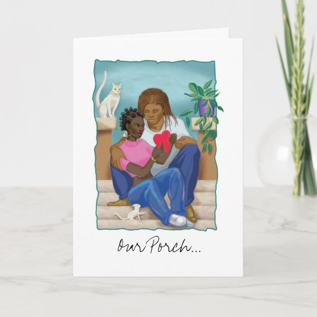 Cartes Pour Fêtes Annuelles Notre porche (Devant)