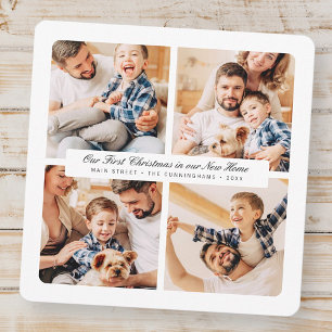 Cartes Pour Fêtes Annuelles Notre Premier Noël Dans Notre Nouvelle Maison Mode