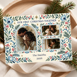 Cartes Pour Fêtes Annuelles Notre premier Noël ensemble 3 Photo