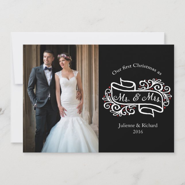 Cartes Pour Fêtes Annuelles Notre premier Noël Ensemble Lesbiennes Salutation (Devant)