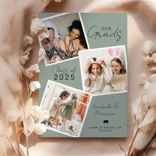 Cartes Pour Fêtes Annuelles Notre remise de diplômes conjointe