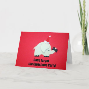 Cartes Pour Fêtes Annuelles N'oubliez pas la fête de Noël !