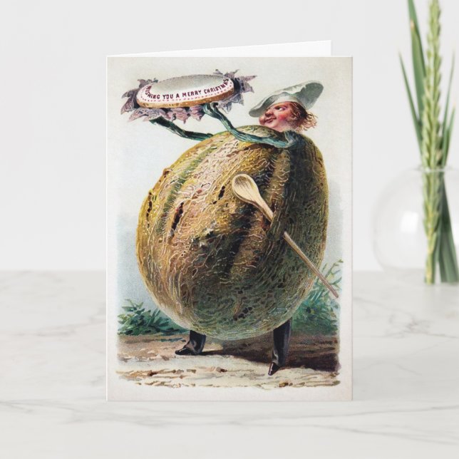 Cartes Pour Fêtes Annuelles Nourriture victorienne (Devant)