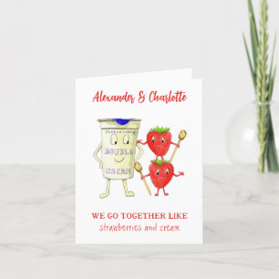Cartes Pour Fêtes Annuelles nous allons ensemble comme les couples de Valentin