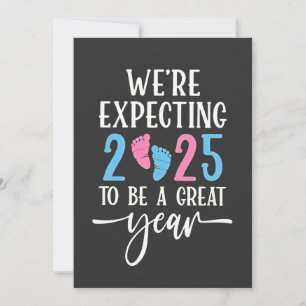 Cartes Pour Fêtes Annuelles Nous attendons 2025 comme une excellente année pou