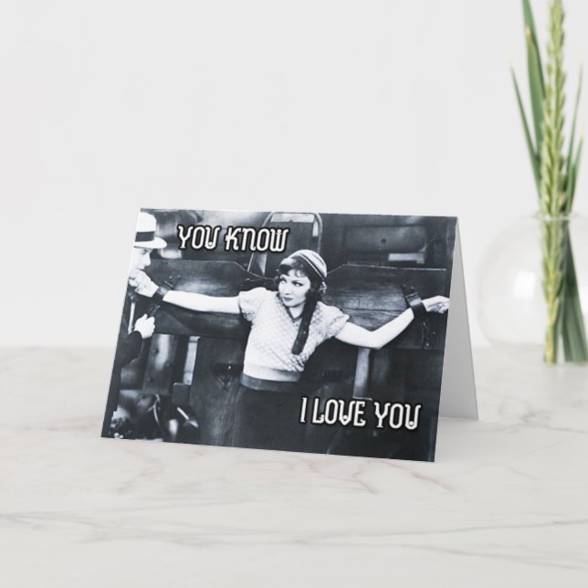 Cartes Pour Fêtes Annuelles Nous avons besoin vraiment d'un mot sûr (Devant)