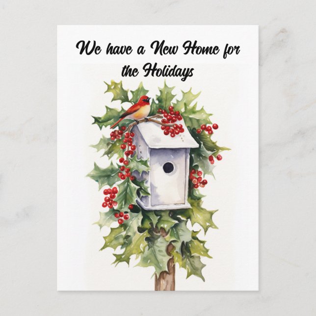 Cartes Pour Fêtes Annuelles Nous avons déménagé Annonce de déménagement pour l (Devant)