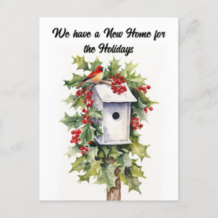 Cartes Pour Fêtes Annuelles Nous avons déménagé Nouvelle Maison Vacances Faire