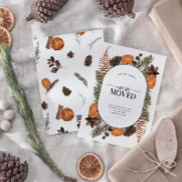 Nous avons déplacé Boho hiver Citrus Moving Faire-