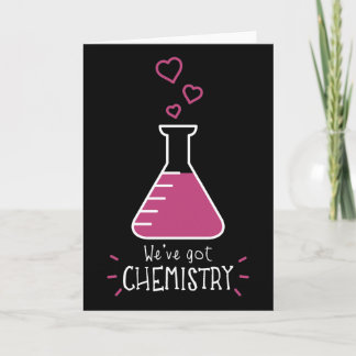 Cartes Pour Fêtes Annuelles Nous avons la chimie