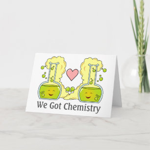 Cartes Pour Fêtes Annuelles Nous avons la chimie