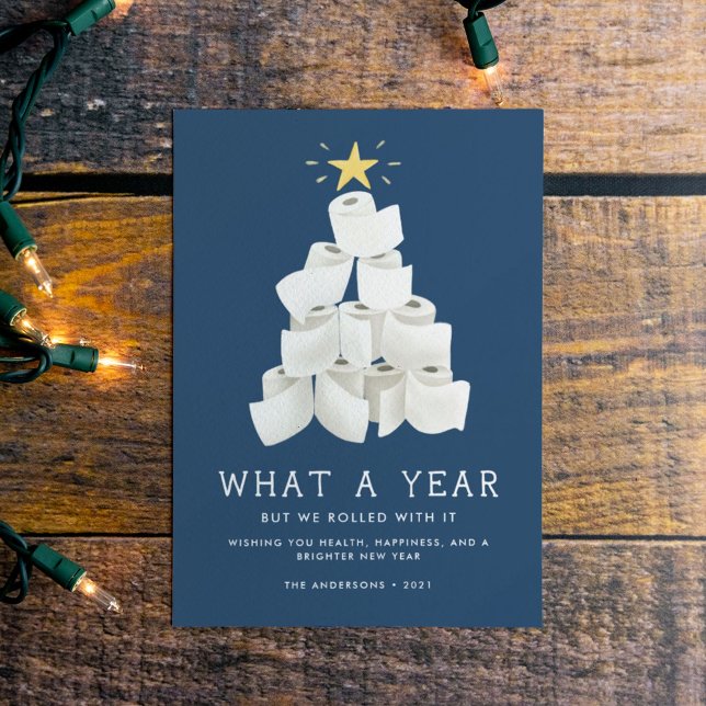Cartes Pour Fêtes Annuelles Nous Avons Roulé Avec Elle Drôle 2020 (Créateur téléchargé)