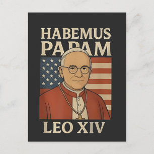 Cartes Pour Fêtes Annuelles Nous avons un pape Pape Léon XIV Église chrétienne