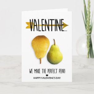 Cartes Pour Fêtes Annuelles Nous faisons la Saint-Valentin parfaite de poire