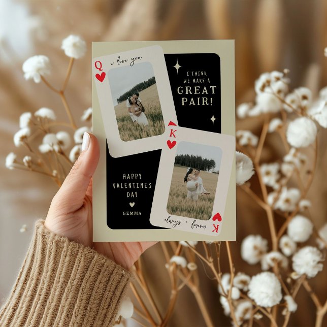Cartes Pour Fêtes Annuelles Nous Faisons Une Grande Paire King/Queen Photo Val (Créateur téléchargé)