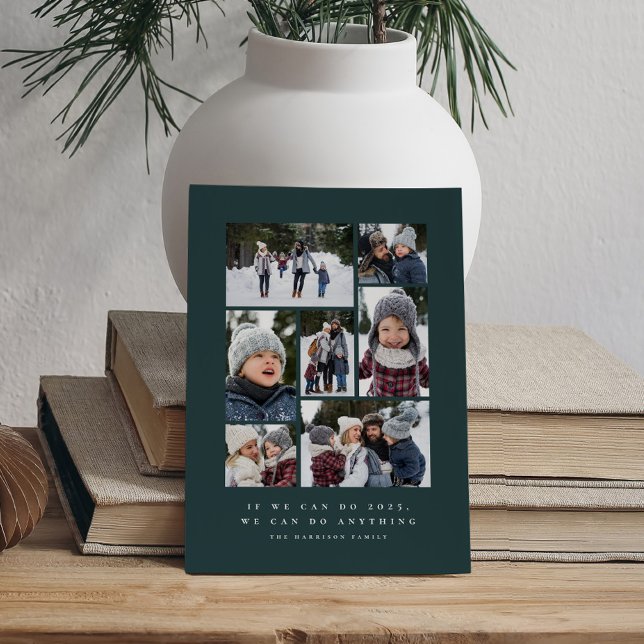 Cartes Pour Fêtes Annuelles Nous pouvons faire n'importe quoi de collage photo (Créateur téléchargé)