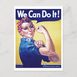 Cartes Pour Fêtes Annuelles Nous pouvons le faire Rosie le Riveter États-Unis