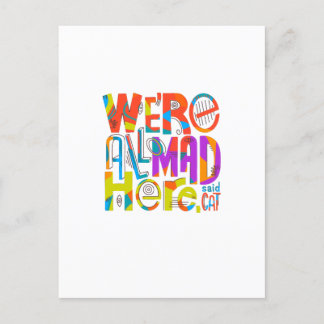 Cartes Pour Fêtes Annuelles Nous sommes tous fous ici