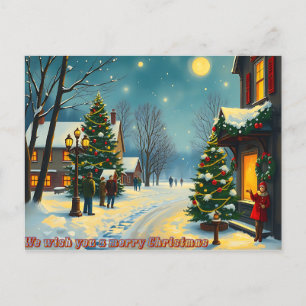 Cartes Pour Fêtes Annuelles Nous souhaitons un joyeux Noël - O13
