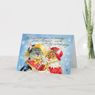 Cartes Pour Fêtes Annuelles Nous vous souhaitons beaucoup de poissons