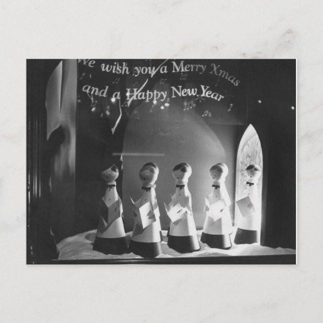 Cartes Pour Fêtes Annuelles Nous vous souhaitons un Joyeux Noël (Devant)