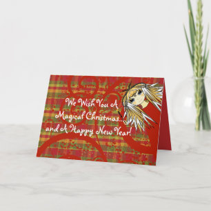 Cartes Pour Fêtes Annuelles Nous vous souhaitons un Noël magique... et un Joye