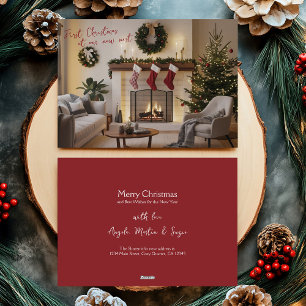 Cartes Pour Fêtes Annuelles Nouveau Accueil Photo Premier Noël à New Nest