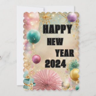 Cartes Pour Fêtes Annuelles « Nouveaux Débuts : Nous vous souhaitons une anné